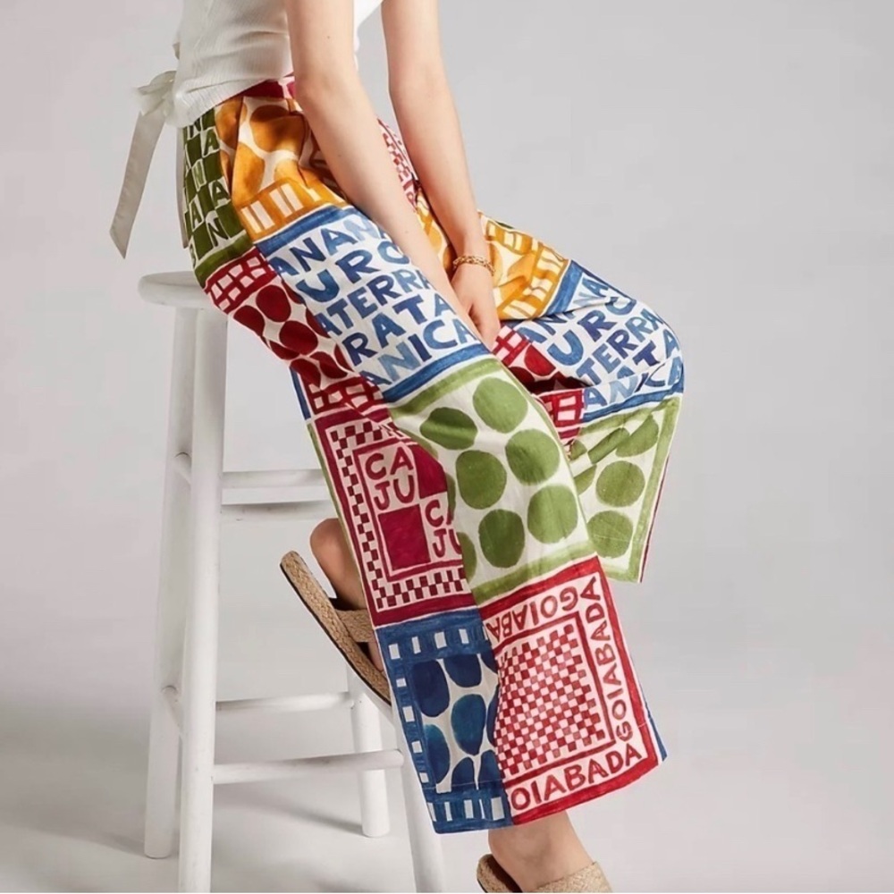 ISO Farm Rio Cropped Wide Leg Pants